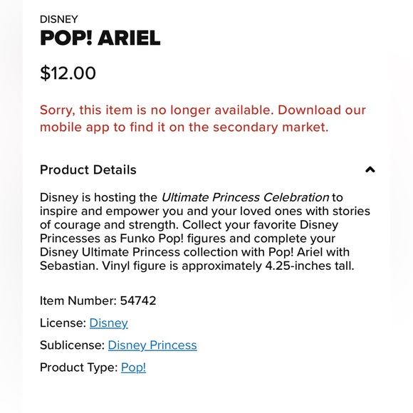 Funko Pop Princesses - Ariel, Jasmine, Moana and Rapunzel - Picture 12 of 16